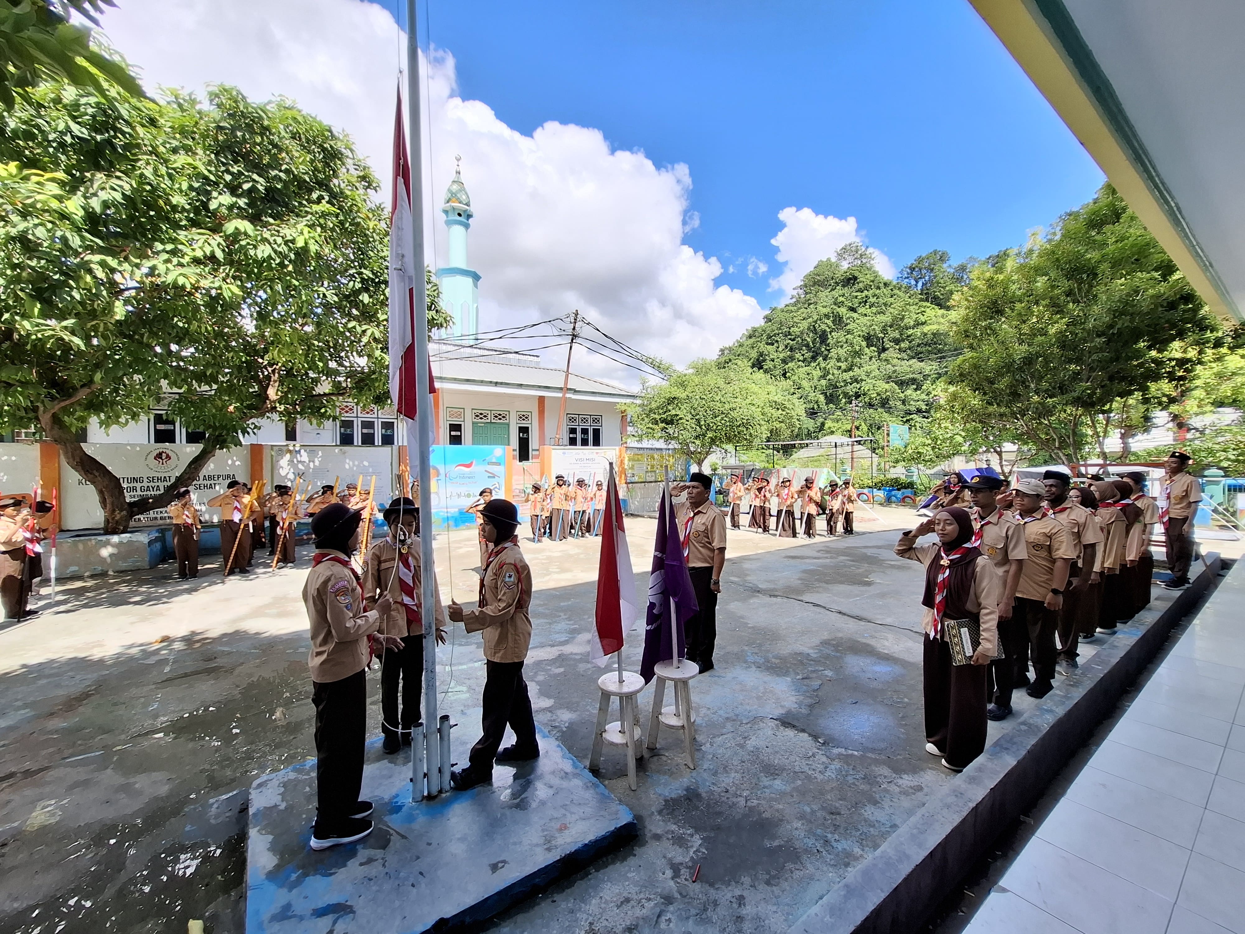 KOBAR SEMANGAT PRAMUKA: Gudep 02.077-02.078 SD Juara Al Hikmah Sukses Gelar Persami